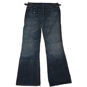 7 for All Mankind SFAM Vintage Y2K Blue Denim Jeans 26